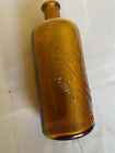 Vintage Mary T. Goldman St. Paul Minn Hair Tonic Bottle - Amber - Made In Usa