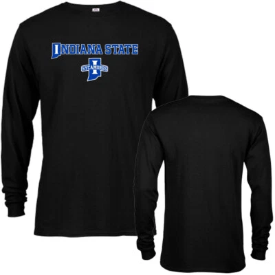 Indiana State University Sycamores Arched Text with Logo Long Sleeve T-Shirt - Image 1 of 4
