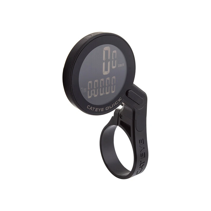 Bicycle Computer Cateye CC-RS100W Quick Wireless Black Out Front Bracket New - Image 1 of 1