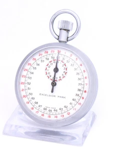 Vintage Mechanische Schweizer Stoppuhr von EXCELSIOR PARK Ablesung 1/10 Sec - Picture 1 of 7