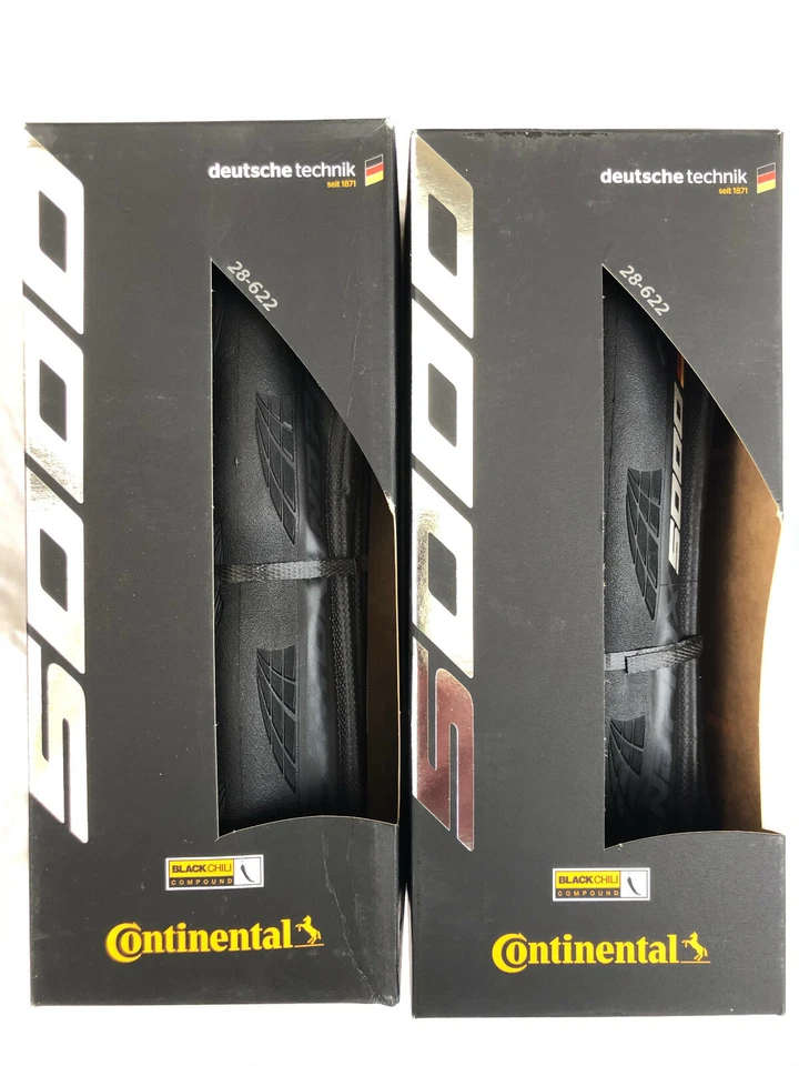 Continental Grand Prix 5000 Clincher 700C 28mm Folding Road Bike Tyres x2 GP5000 - image 1 of 1