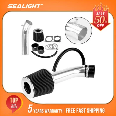 Черный комплект системы впуска холодного воздуха подходит для Infiniti G35 3,5 л V6 2003 2004-2006 годов выпуска - Изображение 1 из 4