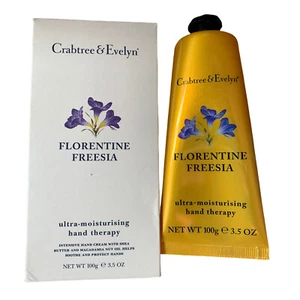 Crabtree & Evelyn Florentine Freesia Moisturizing Hand Therapy Cream 3.5 oz - Picture 1 of 3