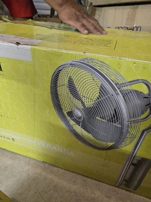 Ventilador de techo exterior Quorum International 92413-86 Veranda 13 pulgadas bronce aceitado * Foto 1 de 4