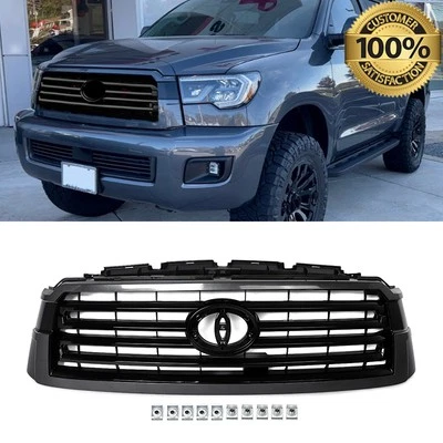 Magnetic Gray Front Bumper Grille Grill For 2018-2022 Toyota Sequoia Platinum US Foto 1 de 4
