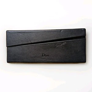 Dior Sunglasses Case Black Authentic Vintage Hard Shell Designer Eyewear - Picture 1 of 5