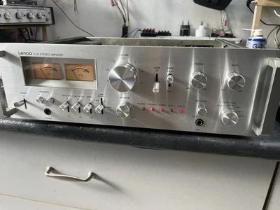 Lenco A50 Amplificatore Integrato Vintage Hi Fi Stereo A 50 Amplifier Power - Immagine 1 di 4