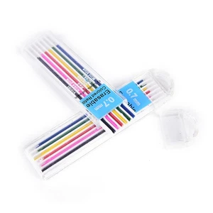 1 Box 0.7mm Colored Mechanical Pencil Refill Lead Erasable Student Stationar FF - Picture 1 of 9