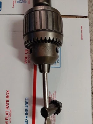 Jacob's 18N Ball Bearing Super Chuck drill chuck 4MT shaft 1/8-3/4" cap. - Image 1 of 3