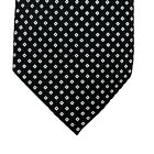 Lauren Ralph Lauren Mens Micro Diamond Print Slim Neck Tie Black 2.75"