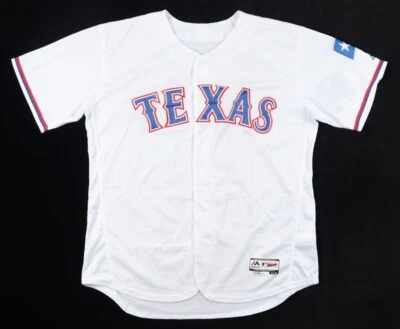 WILLIE CALHOUN Texas Rangers Signed (Size 48) Majestic Jersey (PSA/DNA) - Image 1 of 4
