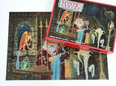 Mystic Series WIZARD OF ODD Two-sided Jigsaw Puzzle Buffalo Vtg 1991 COMPLETE - Image 1 of 4