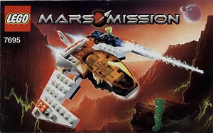 Lego Mars Mission # 7695 MX - 11 Astro Fighter - instrucciones de construcción (¡sin piedras!) - Imagen 1 de 1