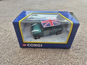 CORGI CLASSICS 1/36 MINI COOPER BRITISH RACING GREEN DIECAST MODEL TOY CAR 04413 - Picture 1 of 4