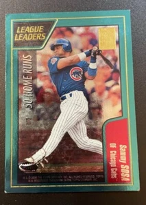 Sammy Sosa 50 HR's Troy Glaus HR's Leage Leaders Topps 2000 50 años #392 - Imagen 1 de 2