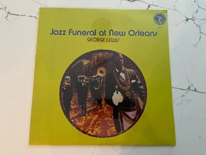 George Lewis - Jazz Funeral At New Orleans 1974 Original LP SEALED Vinyl Album - Imagen 1 de 2