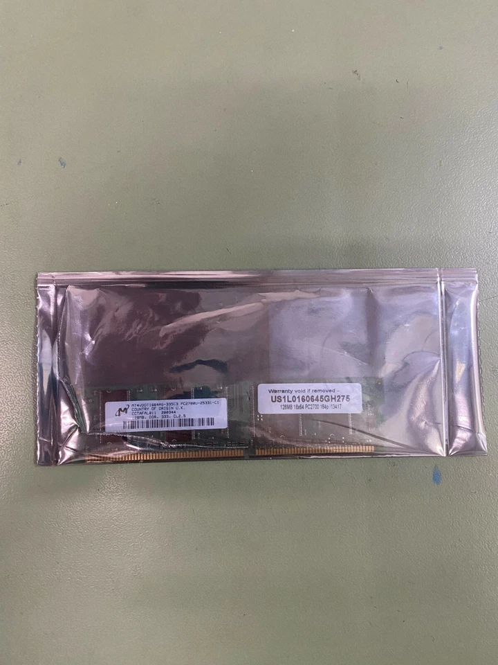 MT4VDDT1664AG-335C3 Micron 128MB PC2700 DDR-333MHz - Image 1 of 1