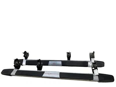 2020 GMC SIERRA K3500 LEFT & RIGHT SIDE FIXED RUNNING BOARD SET x2 W/BLACK TRIM Foto 1 de 4