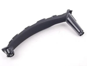 Left side Black Inner Door Panel Handle Pull Trim Cover for BMW X5 X6 E70 E71 - Picture 1 of 4