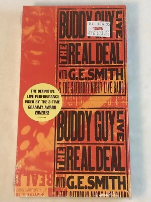 Buddy Guy Live! The Real Deal SEALED Music VHS Tape G.E. Smith Silvertone 1996 - Imagem 1 de 4