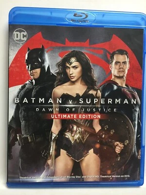Batman v Superman:Dawn of Justice(Blu-ray,Extended,2-Disc,Ultimate)Not a Scratch - Image 1 of 3