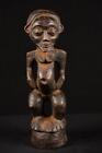 21962 Africain Vieux Luba Figurine / Figure Dr Du Congo