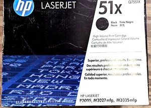 ✨ Nuevo cartucho de tóner HP Q7551X 51X negro para LaserJet P3005 negro ✨ - Imagen 1 de 2