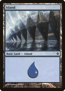 12x ISLAND basic lands (mixed art) - LP - Rise of the Eldrazi - SPARROW MAGIC - Picture 1 of 4