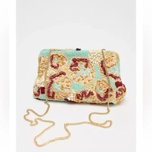 ZARA CLUTCH MIT PERLEN - Bild 1 von 5
