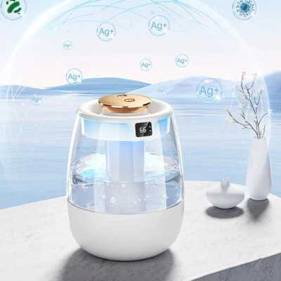Cool Mist Ultrasonic Humidifier Quiet Filterless Auto Shut Off 1500ML white - Image 1 of 4
