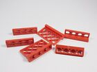 Lego Vintage Lot Of 6 Red Fence Accessory Minifig 1X4x1 1X4x2 N3