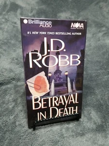 Betrayal In Death by Nora Roberts as J.D. Robb Abridged Audiobook Cassette 6 hrs - Picture 1 of 2