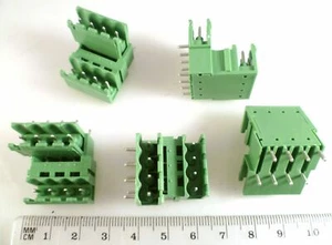 IMO 21.94MH/3 Way 2 Tier PCB Plug 15A 300V 5mm Pitch 5 Pieces EB6B2-9 - Picture 1 of 2