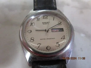 Men's Sharp Quartz Water Resistant Stainless Steel Watch - Japan - Picture 1 of 7