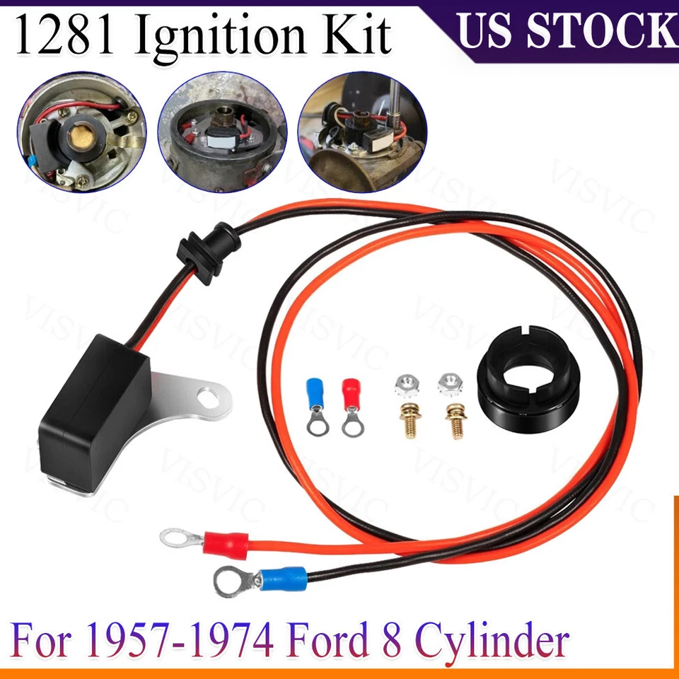 For Ford V8 Pertronix 1281 Ignition Points-to-Electronic Conversion Kit Ignitor✅ - Image 1 of 4