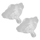 2pcs Nipple Shield Double Layer Protective Petal Shape Nursing Bust Shield FBM