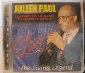 JULIEN PAUL THE LIVING LEGEND LIVE 1958 RARE HAITIAN MUSIC CD - BRAND NEW - Imagen 1 de 2