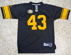Camiseta deportiva Reebok NFL 75ª temporada Pittsburgh Steelers #43 Troy Polamalu talla L - Imagen 1 de 8