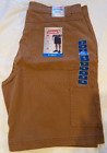 COLEMAN Men's 9" Inseam-Rugged Stretch Canvas UTILITY SHORTS -Size 38-Toffee-NWT