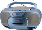 Jensen CD590BL Bluetooth Boombox CD Cassette Recorder AM/FM (Blue) [New Speaker]
