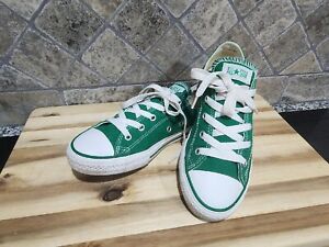 Youth Converse Chuck Taylor All Star Green Canvas Shoes Size 3