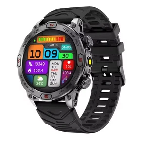 KC86 Military Smartwatch 1.43 inches Large AMOLED Screen BT Call Flashlight - Picture 1 of 21