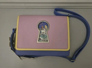 WORN! Loungefly Alice in Wonderland Keyhole Crossbody Bag RARE - Picture 1 of 15