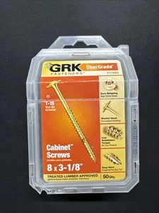 GRK #8 x 3-1/8 In. Star Drive Cabinet Screw (50 Ct.) 114083 GRK Fasteners 114083 - Picture 1 of 1