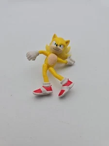 Sonic The Hedgehog Tomy Buildable Gacha Figure Yellow Super Sonic 3" !!! - Picture 1 of 5