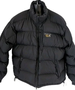 Mountain Hardwear Goose Down Puffer Jacket Black Men’s Large Vintage 650 Fill - Picture 1 of 15