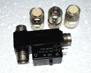 ANTENA COAXIAL ALTA POTENCIA RELÉ SPDT REV-15. 75 ohmios. Con conectores. NOS - Imagen 1 de 5