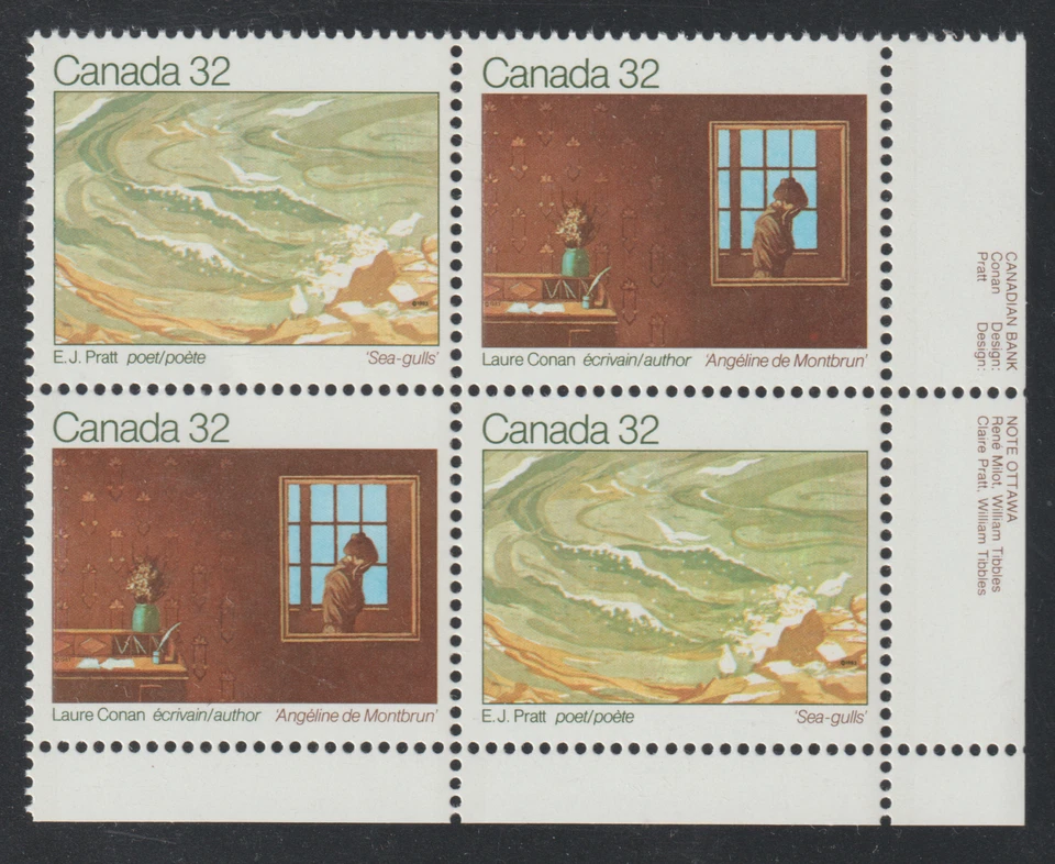 Canada 1983 SC# 979a LR - Canadian Winters - Plate Block - M-NH Lot # A14d - Image 1 of 1