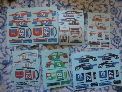 Dodge Logano #43 #22 Biffle #16 Busch #18 Ranger 1/64 tobogán acuático calcomanía Foto 1 de 4
