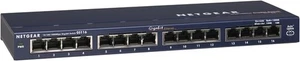 NETGEAR 16-Port 10/100/1000 Mbps Gigabit Unmanaged Switch (GS116) - Blue VG Read - Afbeelding 1 van 1